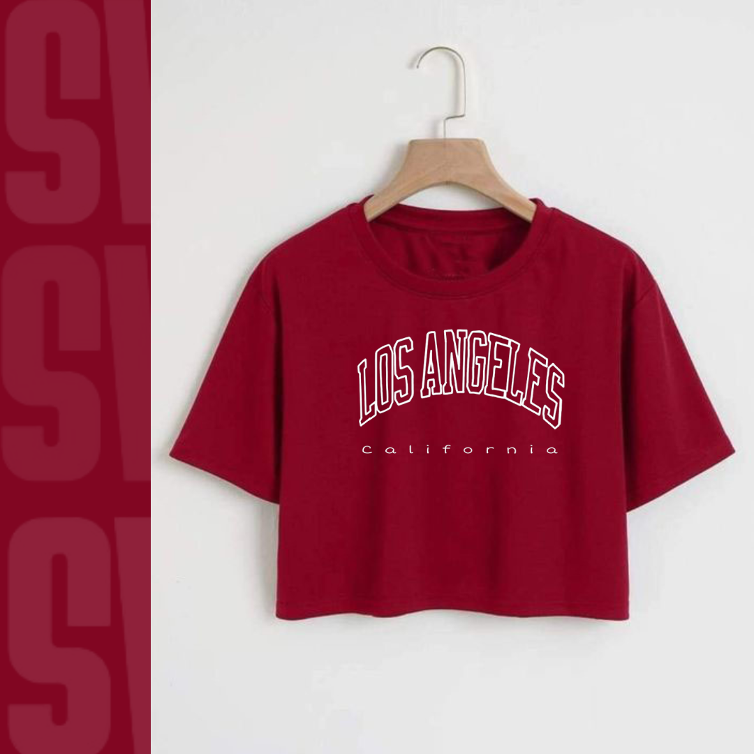 Los Angles Crop Tee