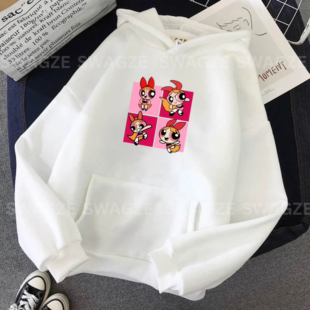 Fleece Hoodie ( bloosom )