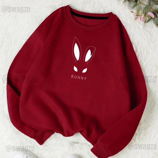 Fleece Sweatshirt ( bunny )