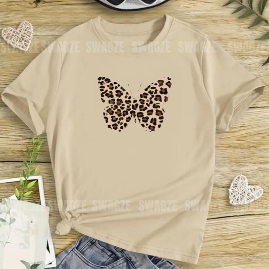 Cheetah butterfly Tee