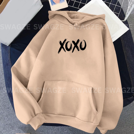 Fleece Hoodie ( xoxo )