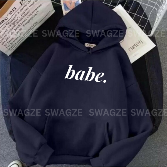 Fleece Hoodie ( babe )