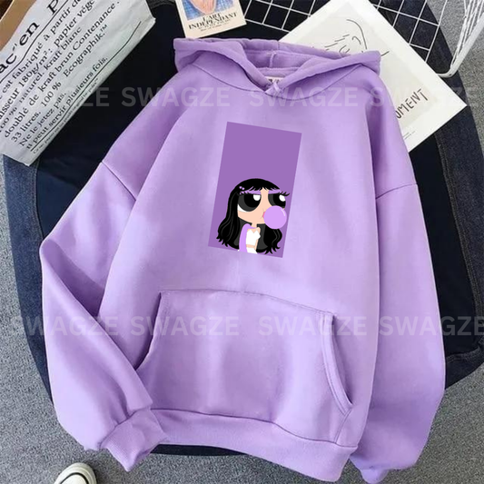 Fleece Hoodie ( powerpuff girl )