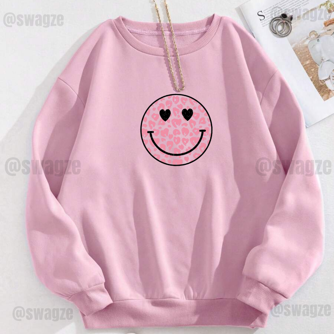 Fleece Sweatshirt ( smile )