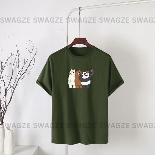 We bare Bears Selfie Tee