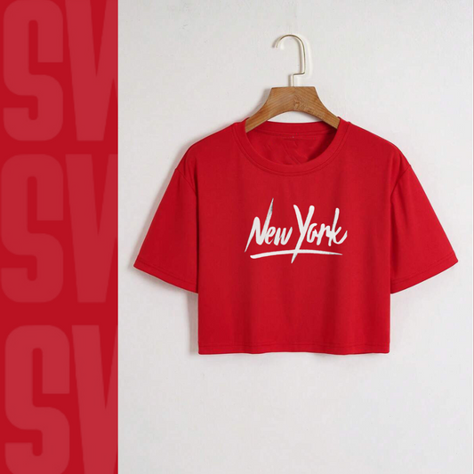 New York Crop Tee