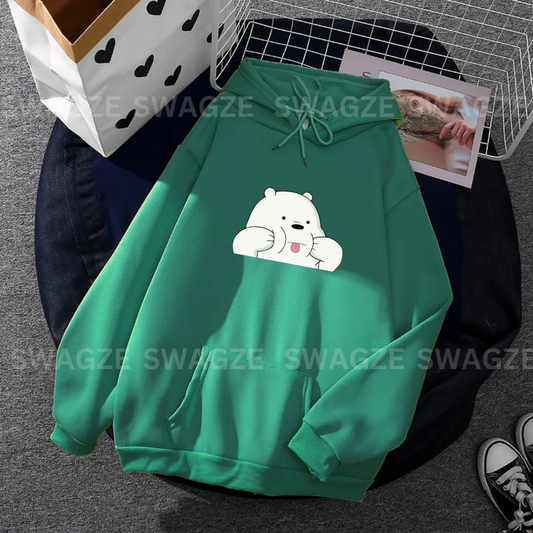 Fleece Hoodie ( ice panda )