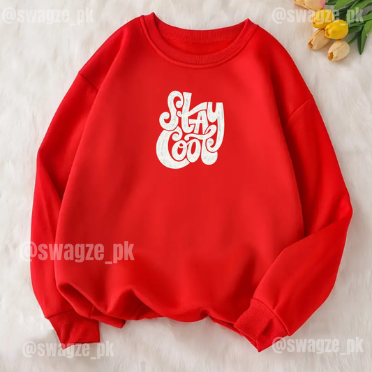 Fleece Sweatshirt ( stay cool )