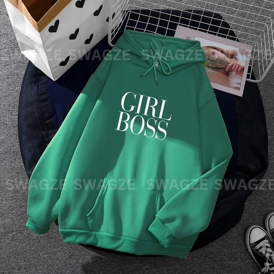 Fleece Hoodie ( girl boss )