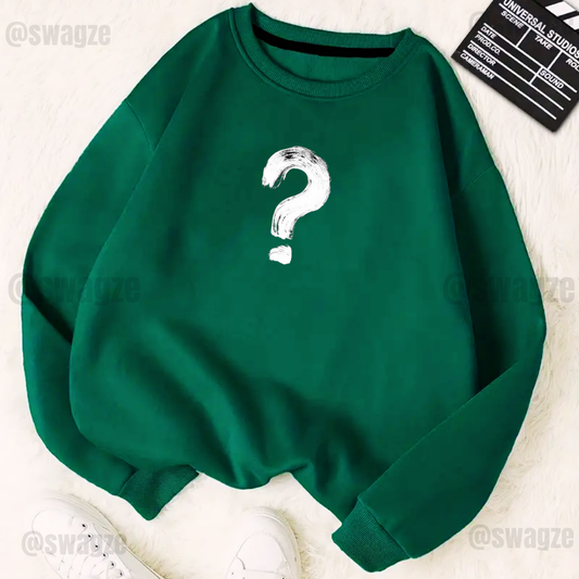 Fleece Sweatshirt ( question mark )