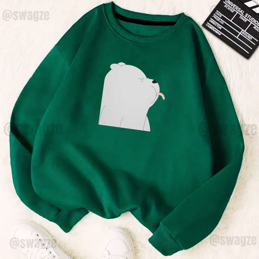 Fleece Sweatshirt ( ice panda )