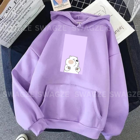 Fleece Hoodie ( ice panda )
