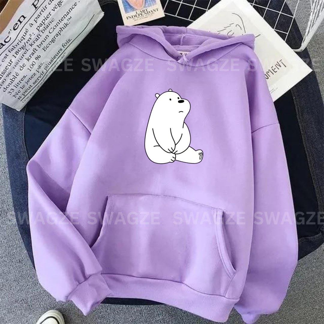 Fleece Hoodie ( ice panda )