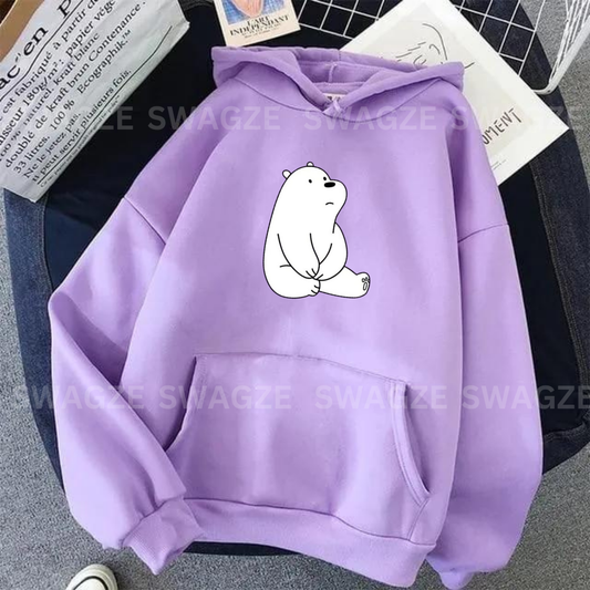 Fleece Hoodie ( ice panda )