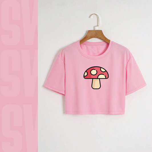 Mushroom Crop Tee