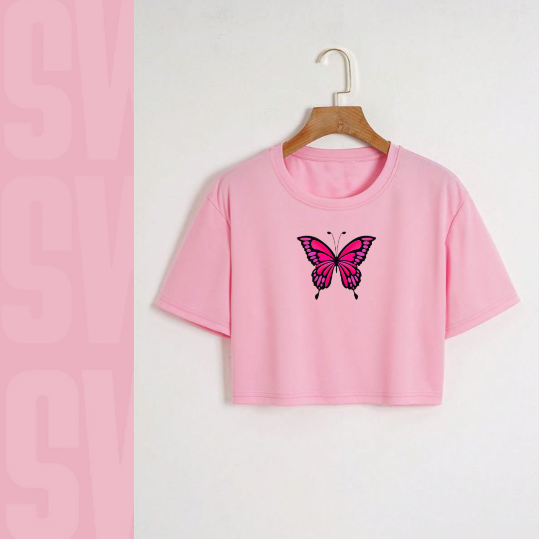 Girls power Crop Tee