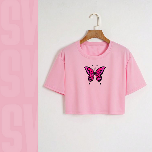 Girls power Crop Tee