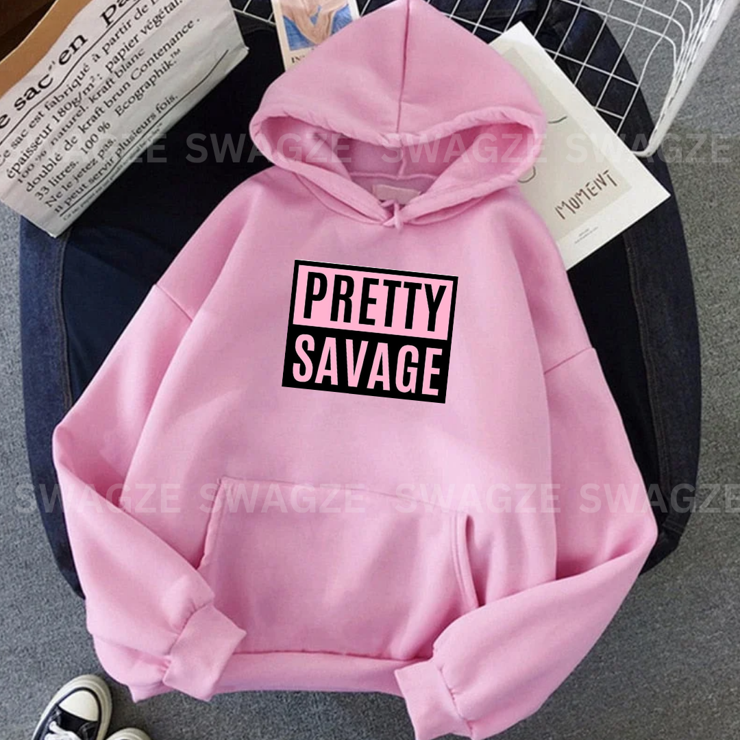 Fleece Hoodie ( pretty savage )