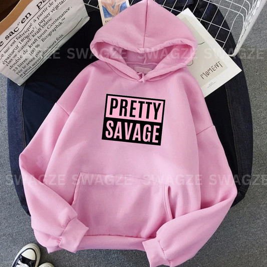 Fleece Hoodie ( pretty savage )