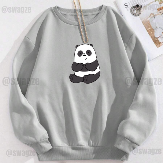 Fleece Sweatshirt ( panda )