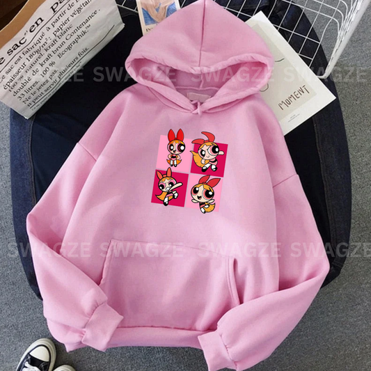 Fleece Hoodie ( bloosom )