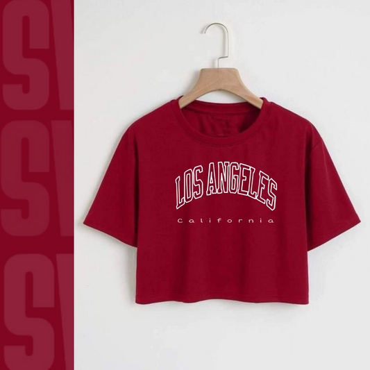 Los Angles Crop Tee