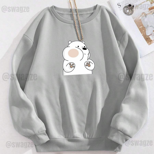 Fleece Sweatshirt ( ice panda )