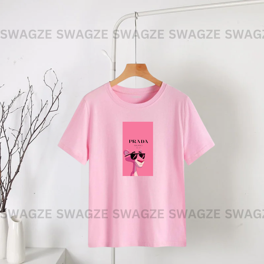 Prada pink panther Tee