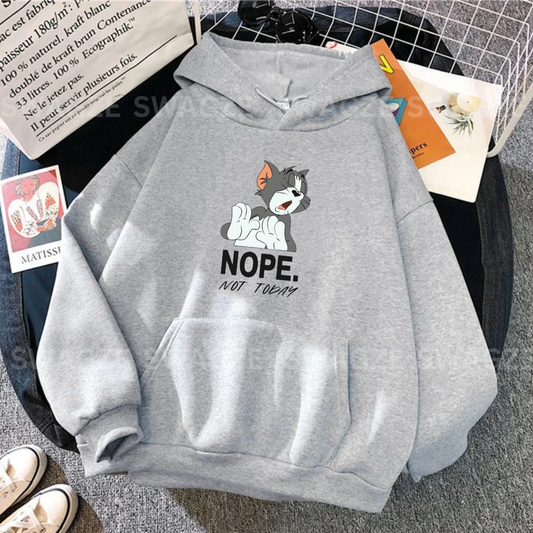 Fleece Hoodie ( nope not today )