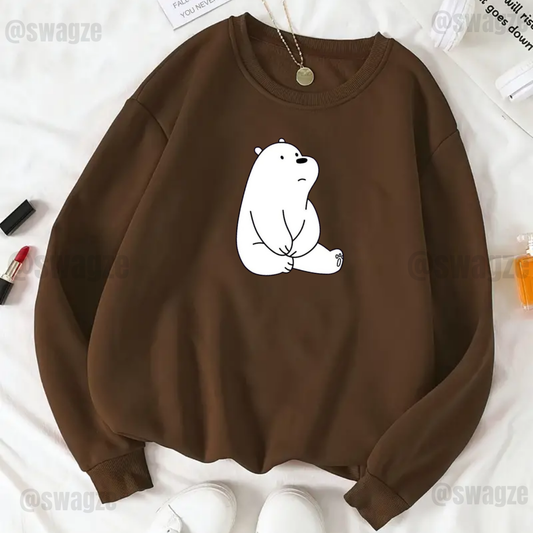 Fleece Sweatshirt ( ice panda )