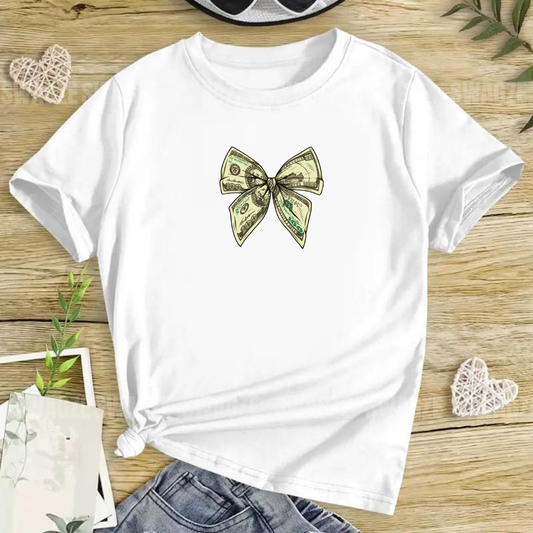 Dollar ribbon Tee