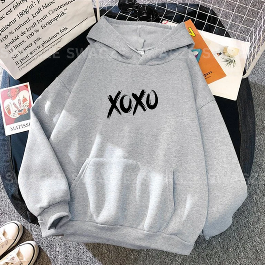 Fleece Hoodie ( xoxo )
