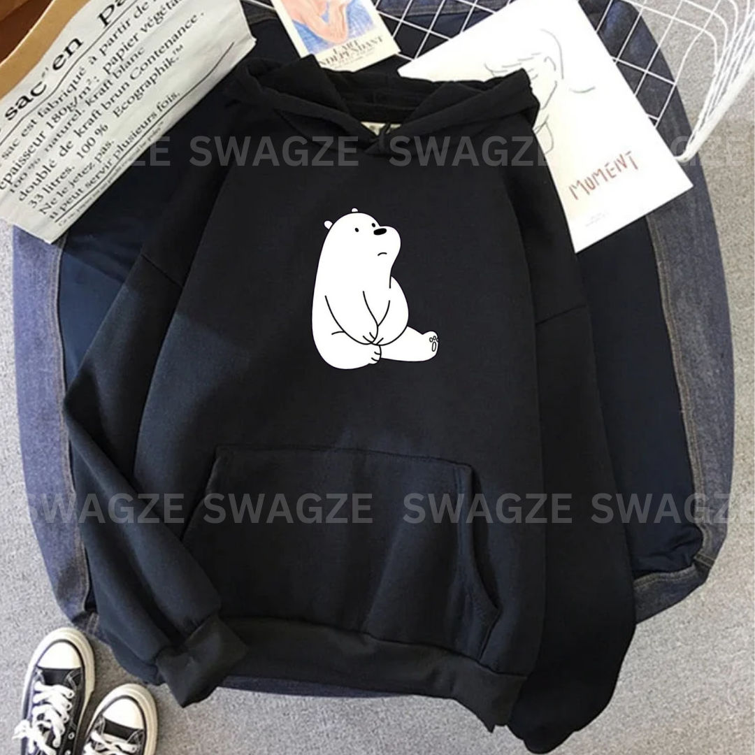 Fleece Hoodie ( ice panda )