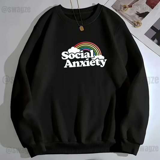 Fleece Sweatshirt ( social anxiety )