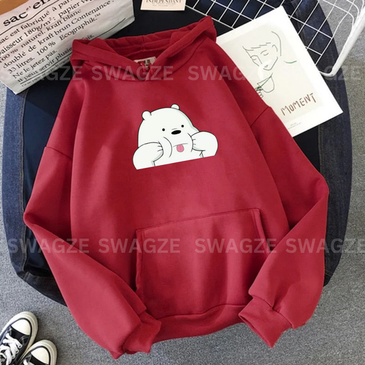 Fleece Hoodie ( ice panda )