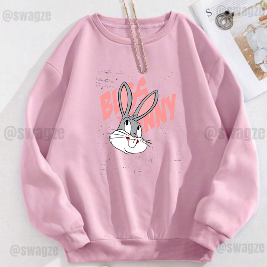 Fleece Sweatshirt ( boss bunny )