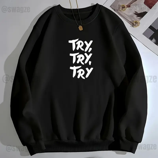 Fleece Sweatshirt (try try try)