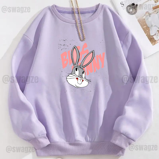 Fleece Sweatshirt ( boss bunny )