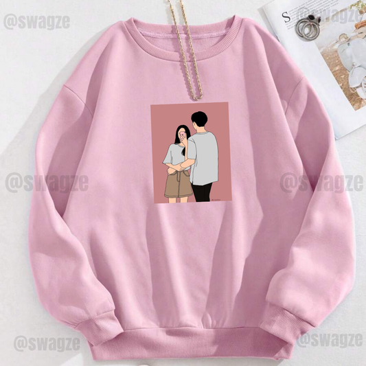 Fleece Sweatshirt ( couple )