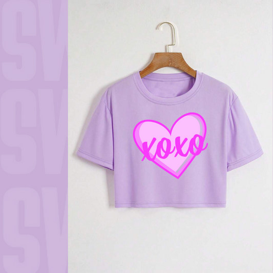 Xoxo Crop Tee
