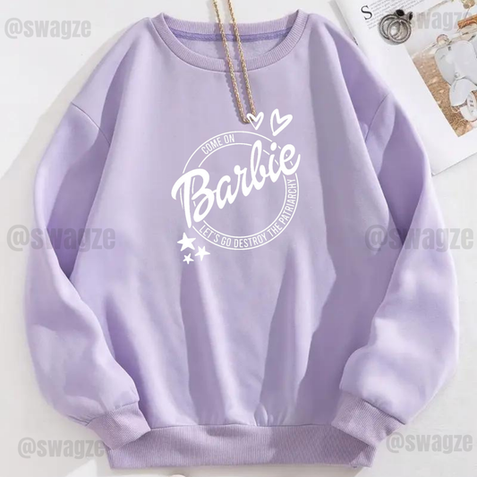 Fleece Sweatshirt ( barbie )